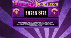 Desktop Screenshot of pleasuresdudes.com